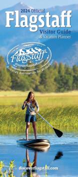 front cover of the Flagstaff visitor guide