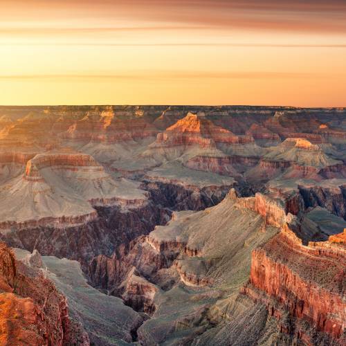 sunrise over the grand canyon national park in Arizona