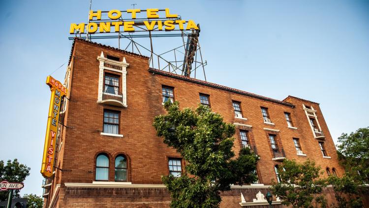 Hotel Monte Vista exterior in daylight