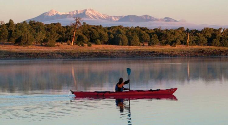 Kayaking On Ashurst Lake