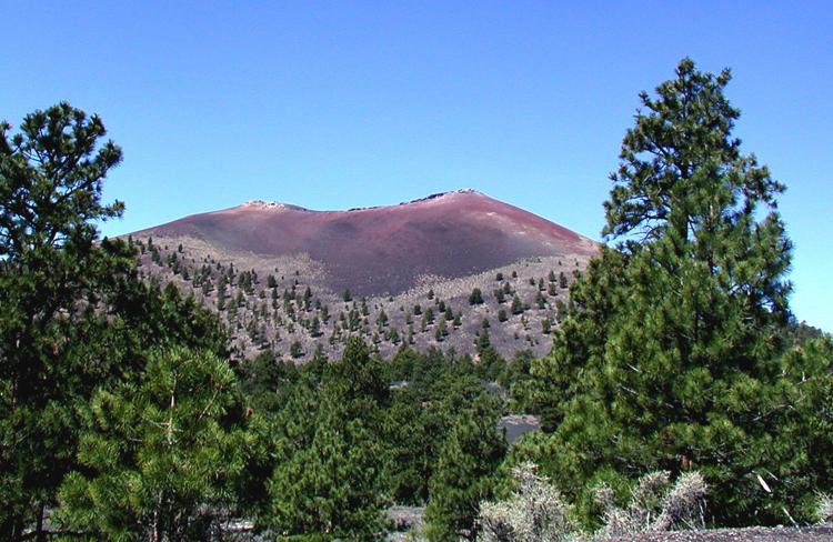 The Sunset Crater in Flagstaff, AZ.