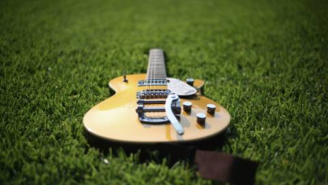 Guitar on Grass