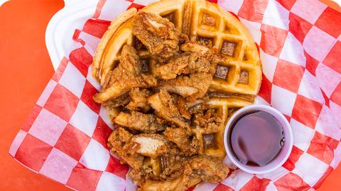 Far Out Food at the Americana Motor Hotel