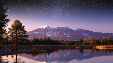 Dark Skies Over San Francisco Peaks