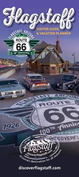 front cover of the Flagstaff visitor guide