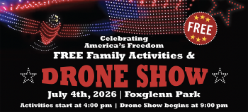 Banner for the 2026 Flagstaff Drone Show 