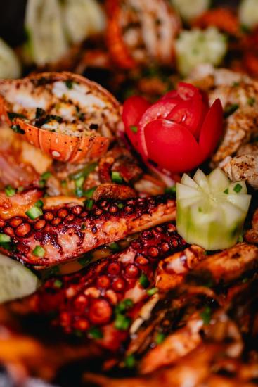 Crab and octopus meat seasoned with mexican seasonings from Mi Tesoro Modern Mexican
