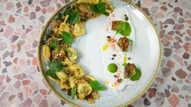 An upscale appetizer from Atria in Flagstaff, AZ.