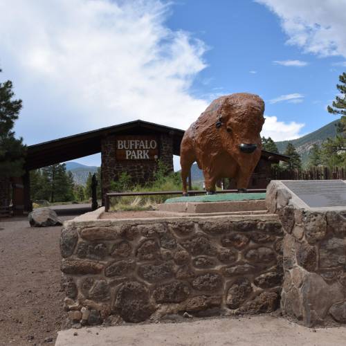 Entrance to Buffalo Park in Flagstaff, AZ