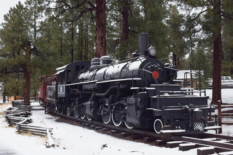 train display at museum