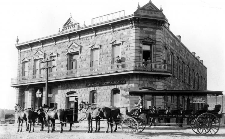 Historic image of the McMillian in Flagstaff, Arizona