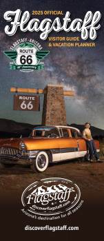 front cover of the Flagstaff visitor guide
