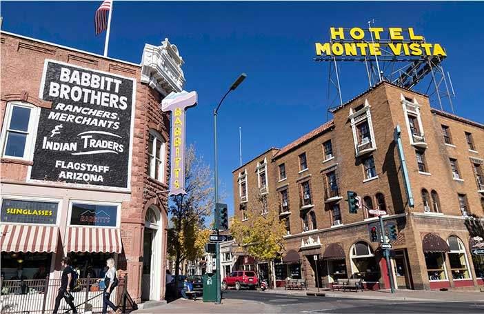 Historic downtown Flagstaff