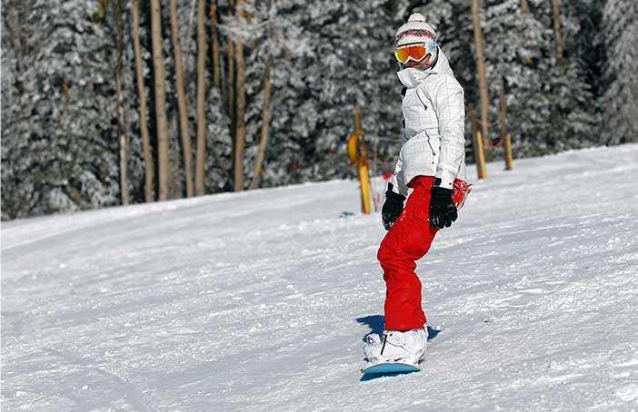 snowboarding in Flagstaff
