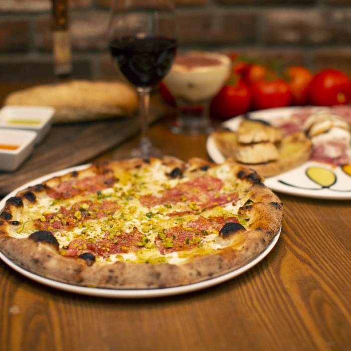 pizza and other food from Fat Olives Flagstaff