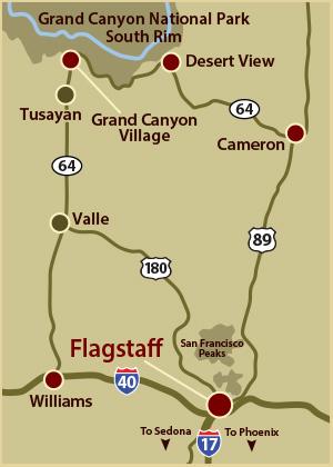 grand canyon map