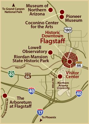 flagstaff highlights map