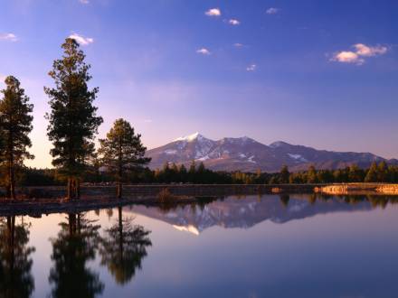Flagstaff mountain and Wetlands. Photo by Tom Alexander