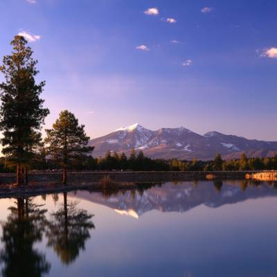 Flagstaff mountain and Wetlands. Photo by Tom Alexander